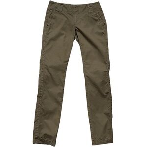CAbi Trousers Chino’s Brown Flap Back Pockets Cotton 2